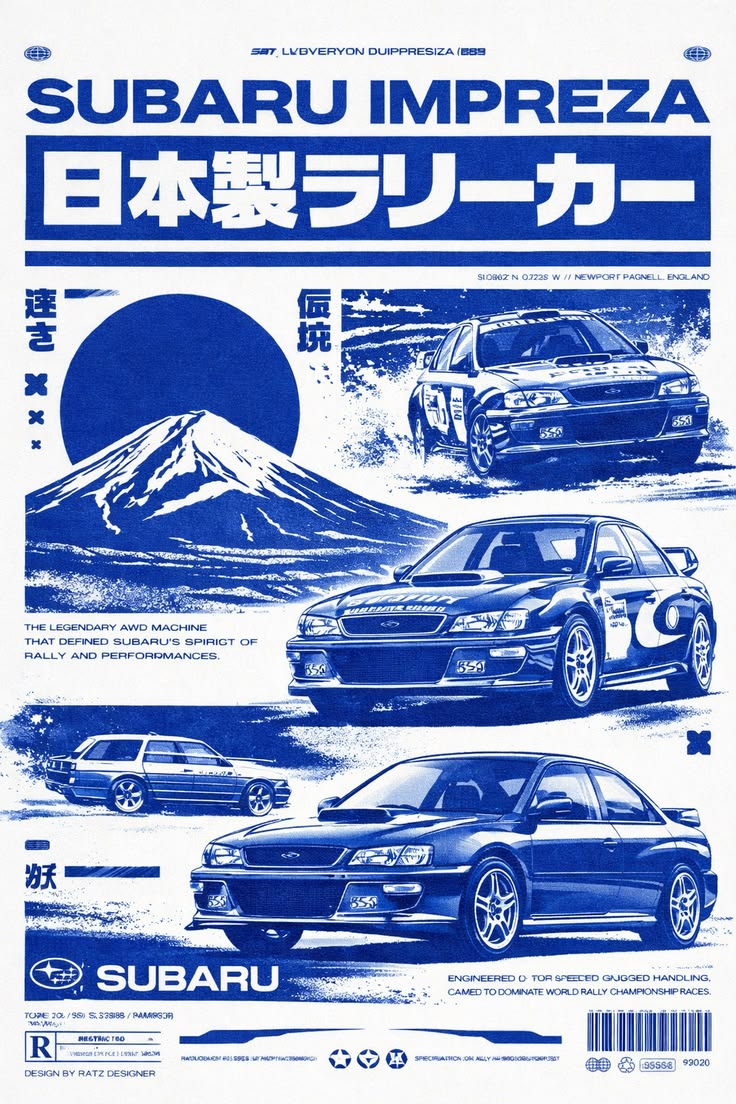 Subaru Impreza The Legendary Rally Machine
